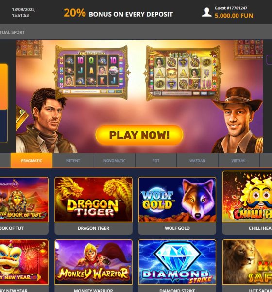 Skill Casino homepage